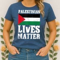 Palestinian Lives Matter Freedom Peace Palestine Flag Women's T-Shirt thumb 2