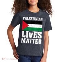 Palestinian Lives Matter Freedom Peace Palestine Flag Kids T-Shirt thumb 2