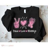 Peace Love Massage Massotherapist Massage Therapist Sweatshirt thumb 2