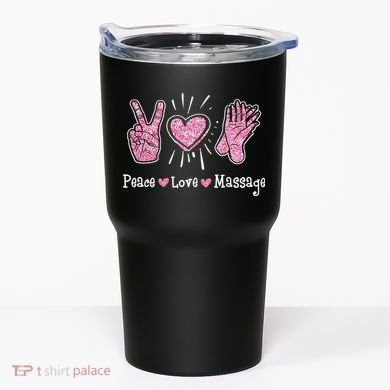 Peace Love Massage Massotherapist Massage Therapist Tumbler