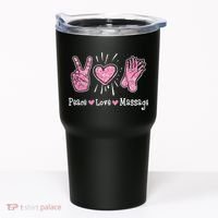 Peace Love Massage Massotherapist Massage Therapist Tumbler thumb 0