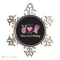 Peace Love Massage Massotherapist Massage Therapist Ornament thumb 0