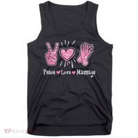 Peace Love Massage Massotherapist Massage Therapist Tank Top thumb 0