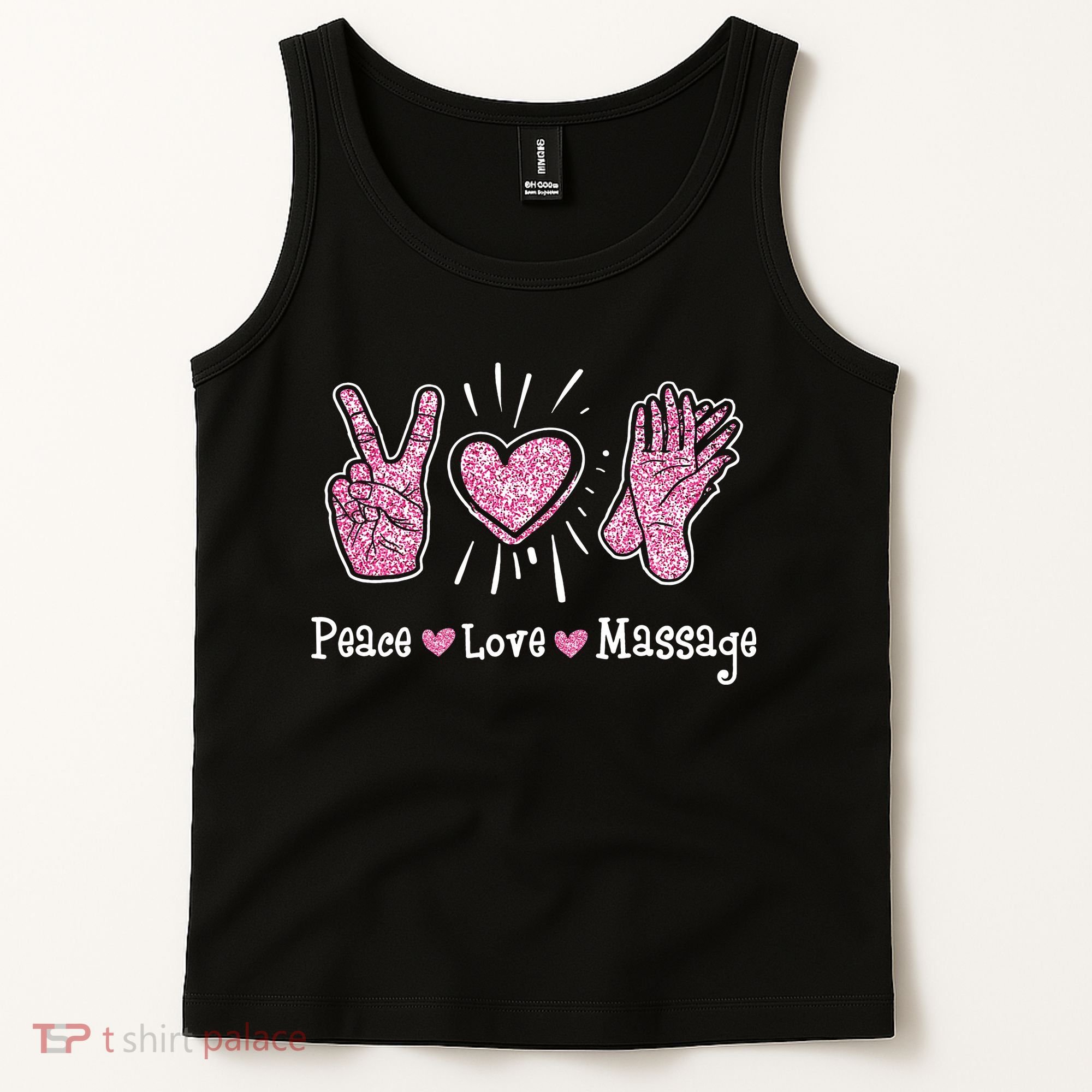Peace Love Massage Massotherapist Massage Therapist Tank Top