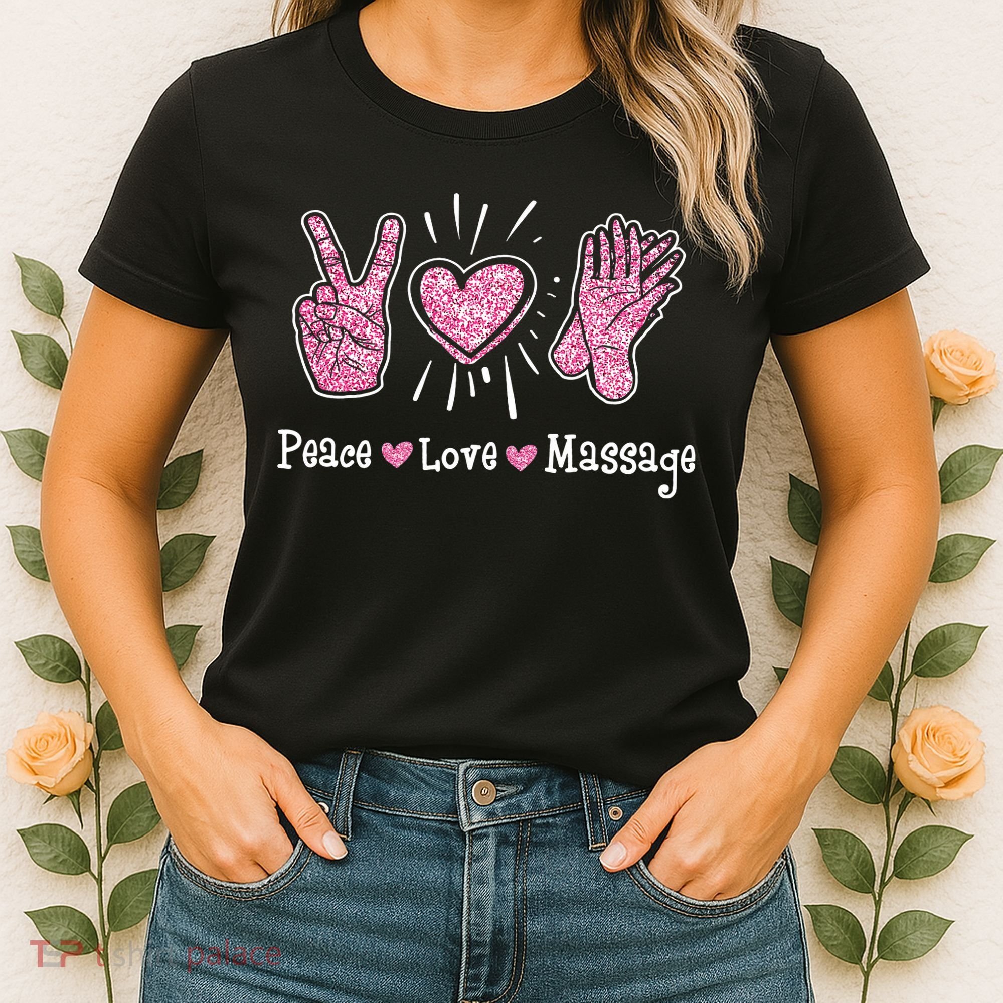 Peace Love Massage Massotherapist Massage Therapist Women's T-Shirt