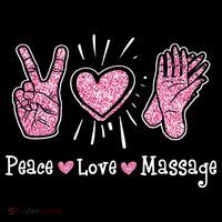 Peace Love Massage Massotherapist Massage Therapist Women's T-Shirt thumb 6