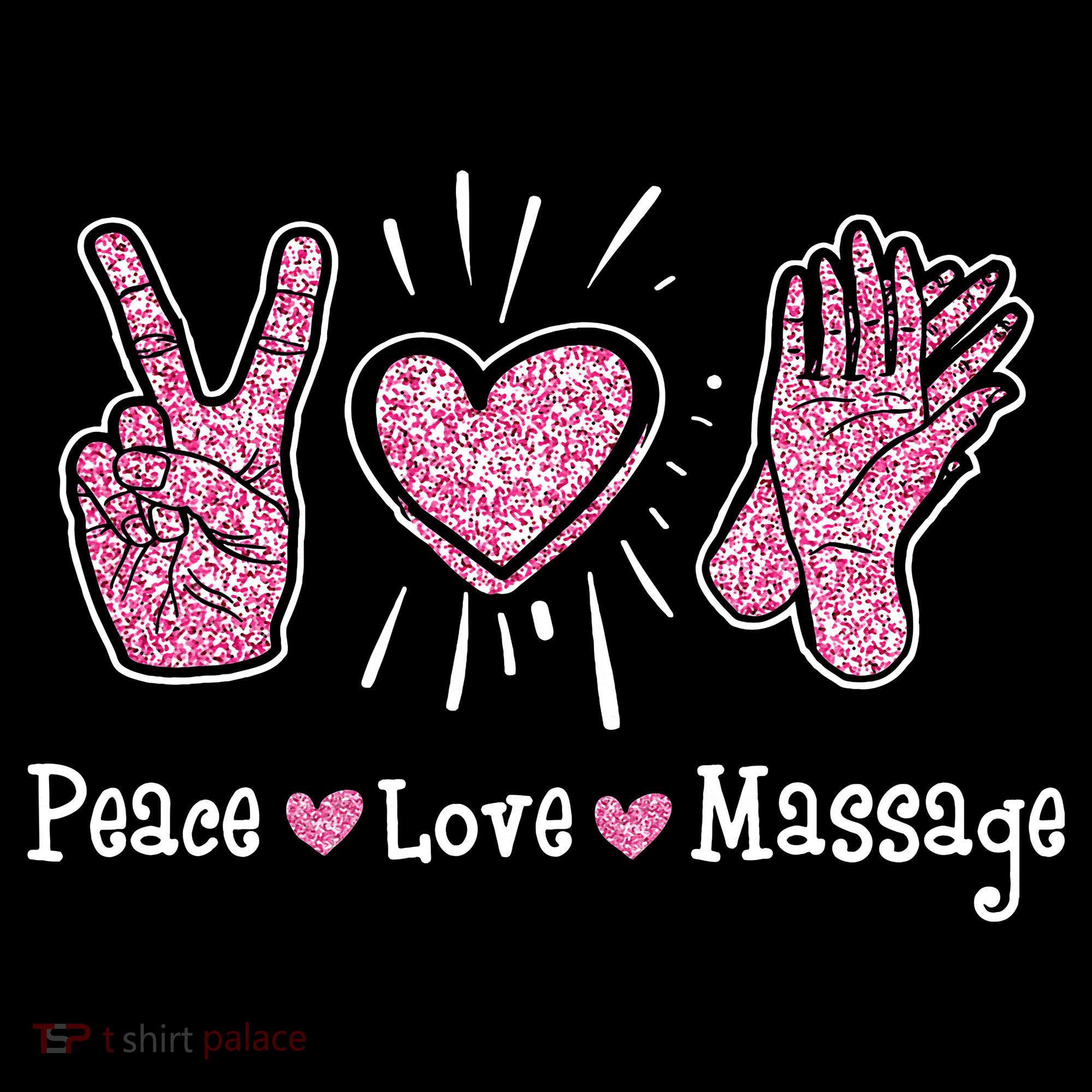 Peace Love Massage Massotherapist Massage Therapist Kids Sweatshirt
