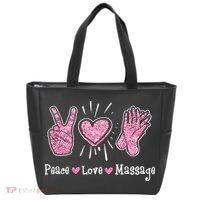 Peace Love Massage Massotherapist Massage Therapist Tote Bag thumb 0
