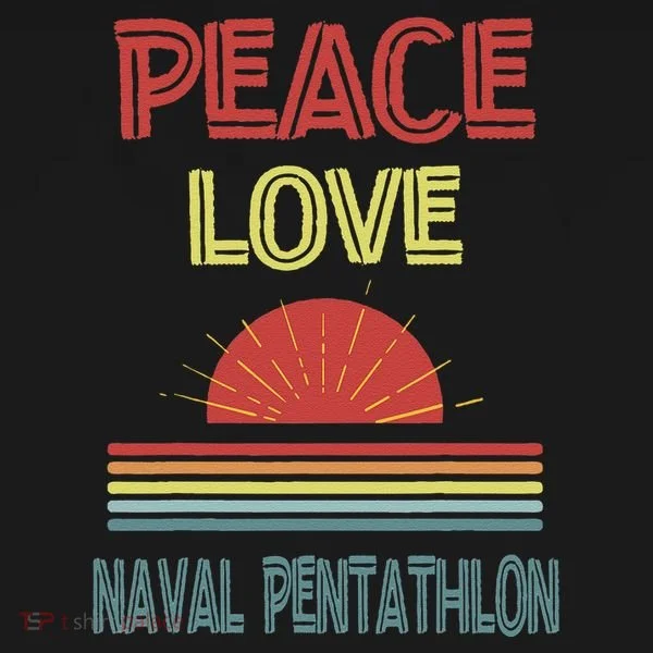 Piece Love Naval Pentathlon Funny Ornament