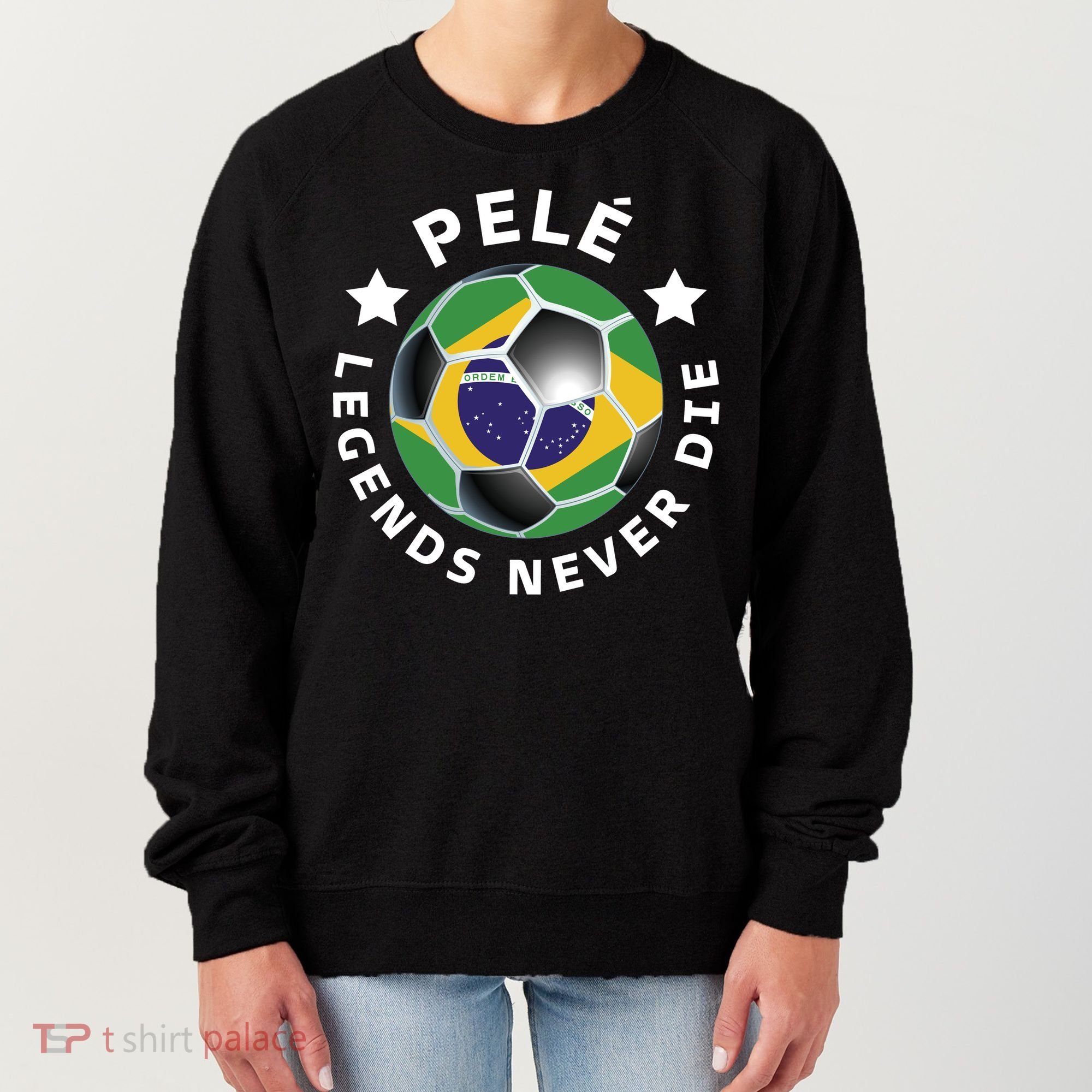 Pele | Legends Never Die | Pelé Women's Sweatshirt