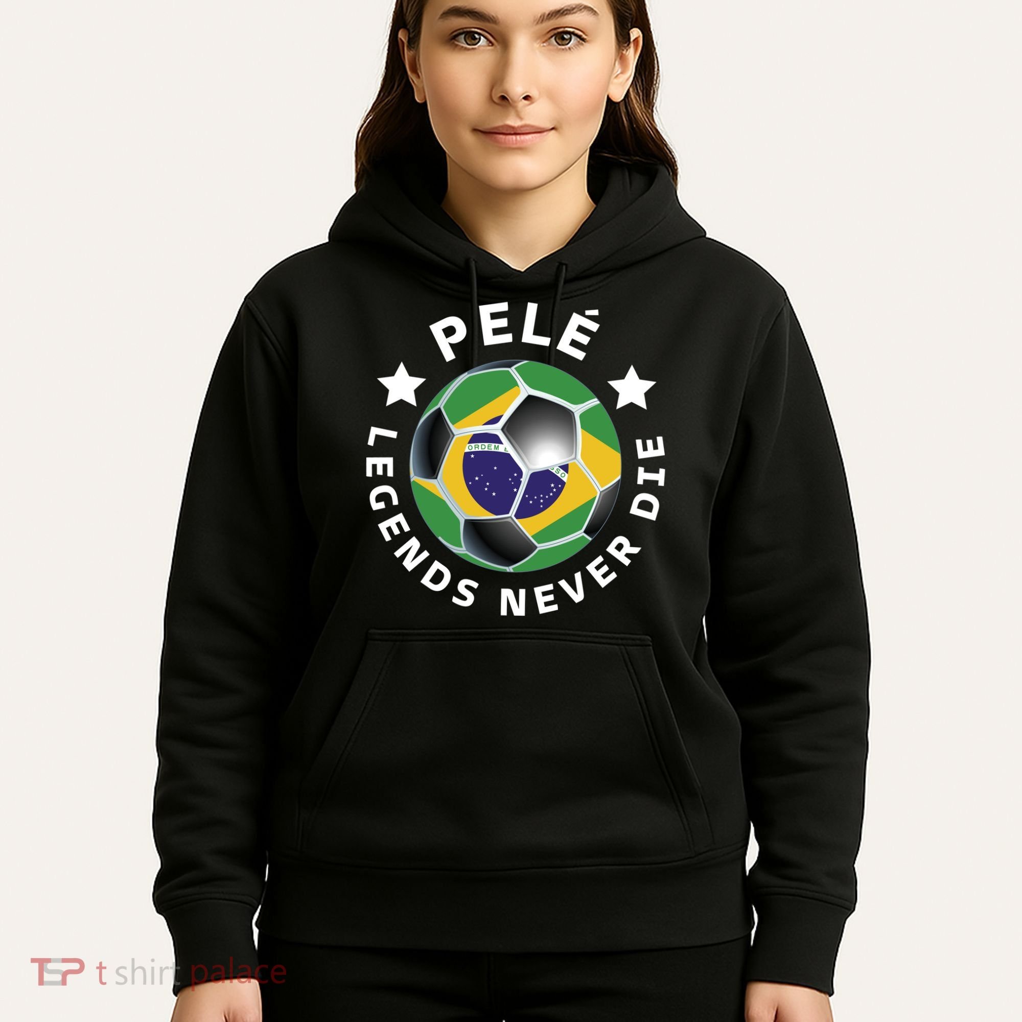 Pele | Legends Never Die | Pelé Hoodie