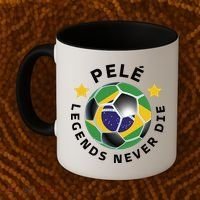 Pele | Legends Never Die | Pelé Coffee Mug thumb 2