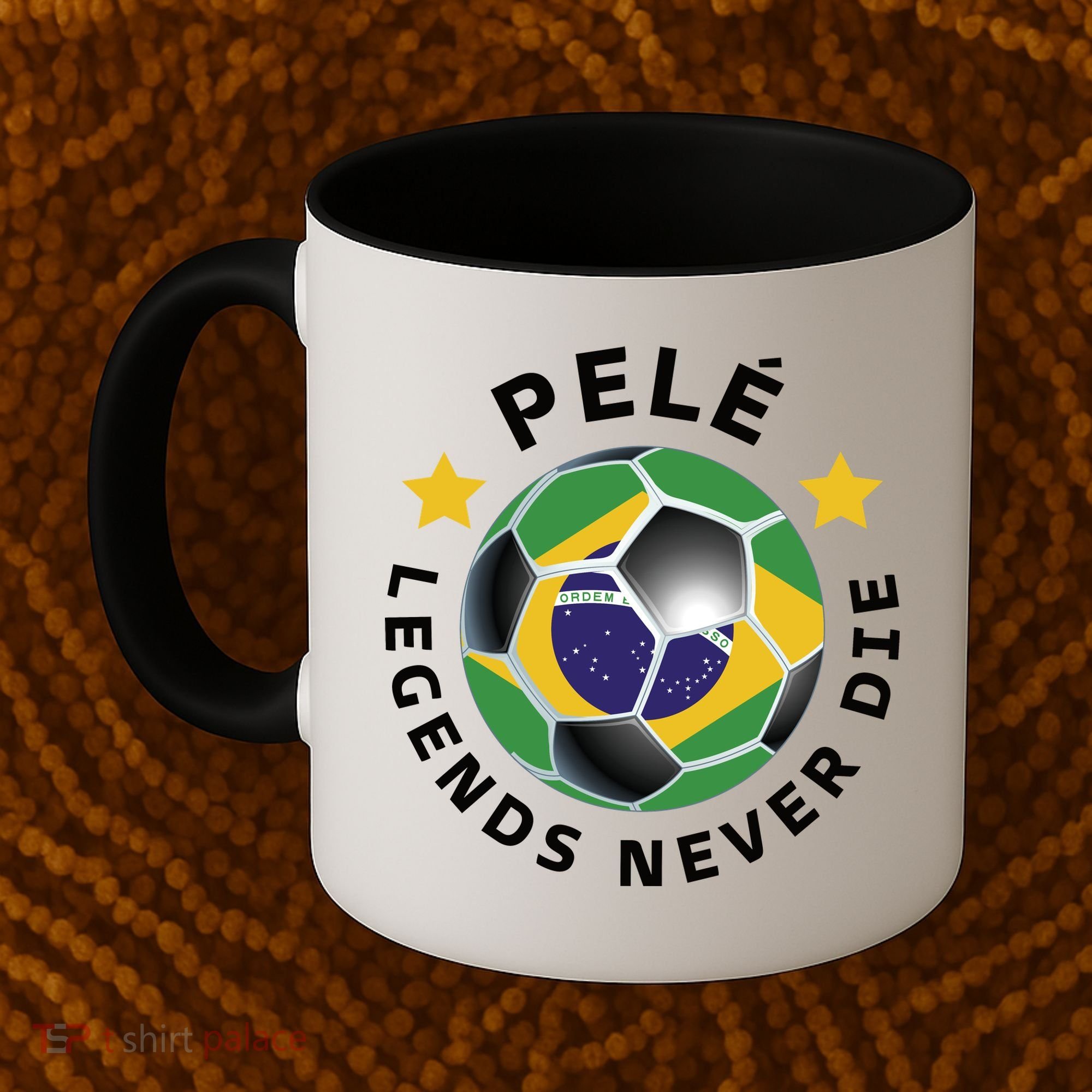 Pele | Legends Never Die | Pelé Coffee Mug