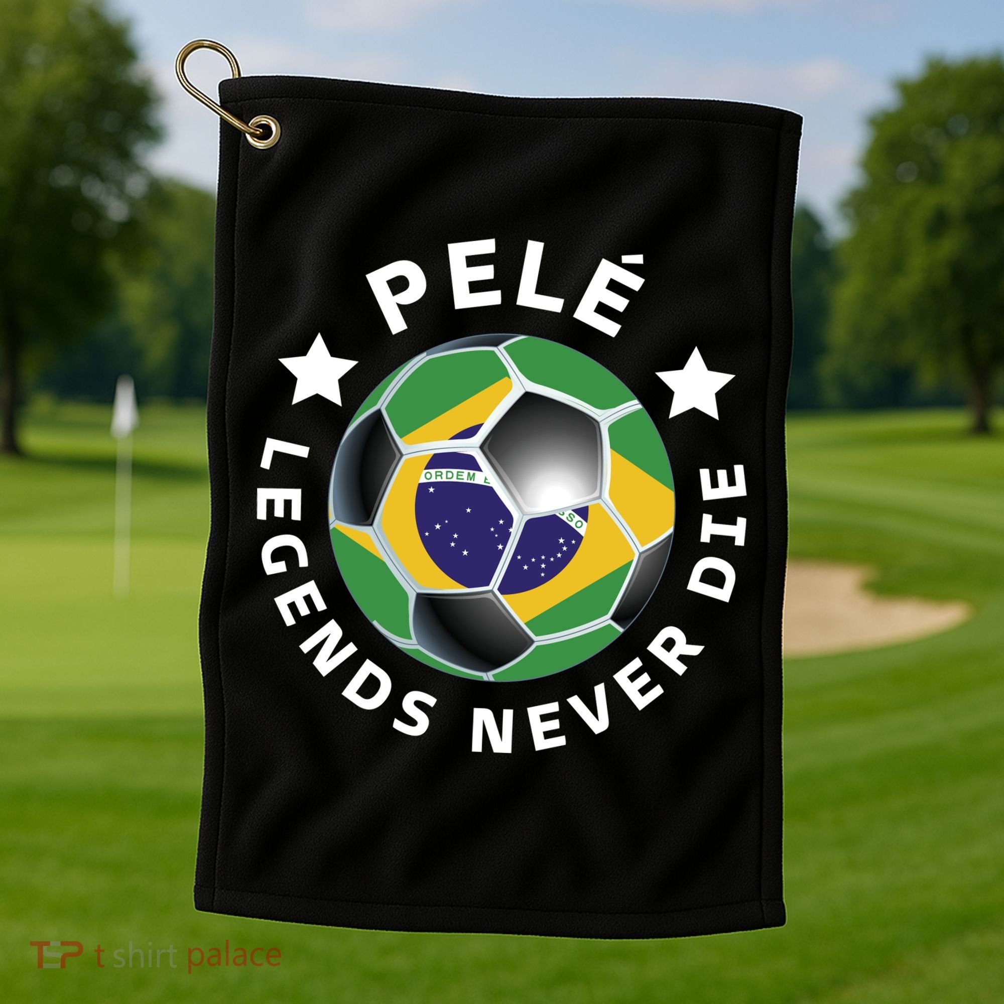 Pele | Legends Never Die | Pelé Golf Towel