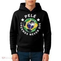Pele | Legends Never Die | Pelé Kids Hoodie thumb 4