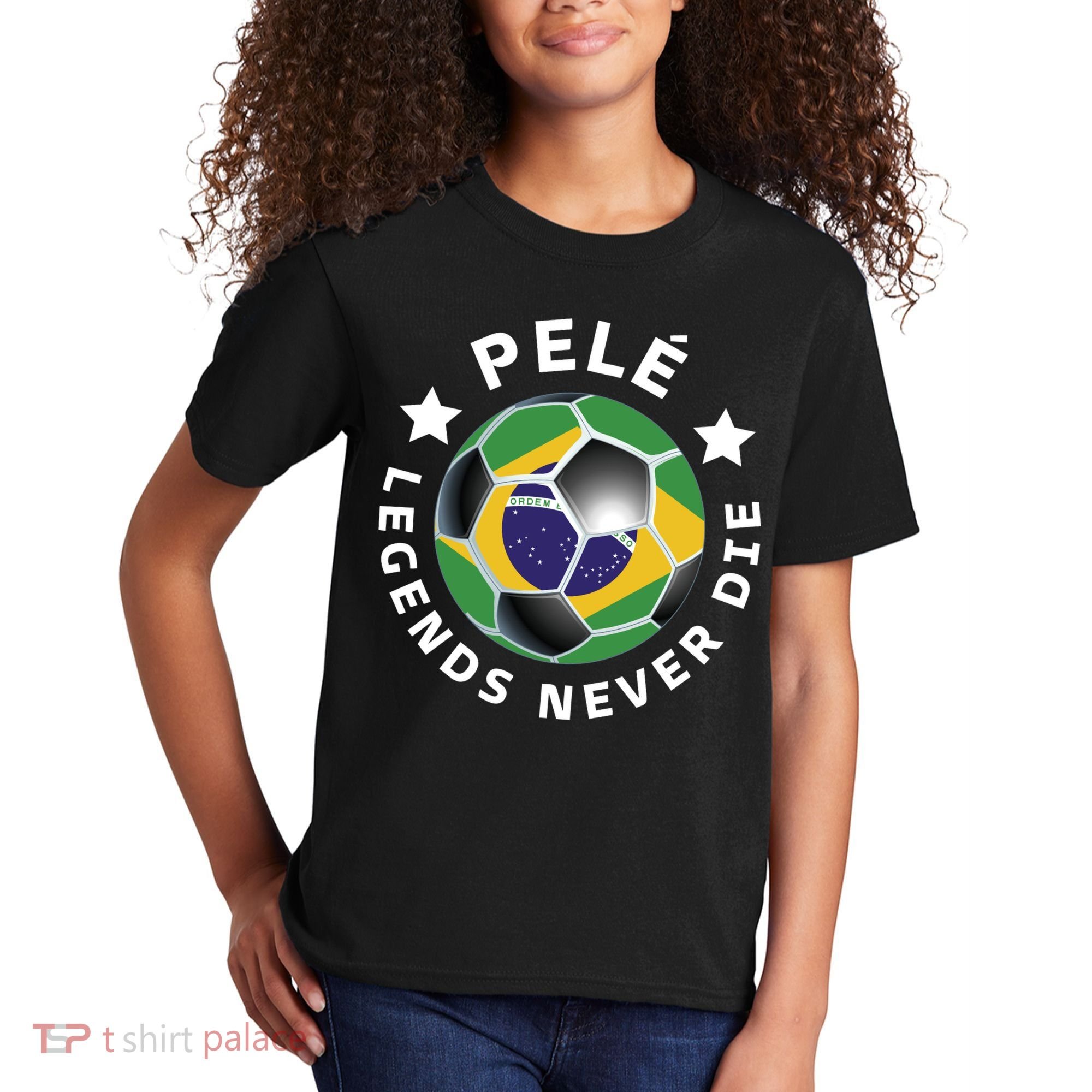 Pele | Legends Never Die | Pelé Kids T-Shirt