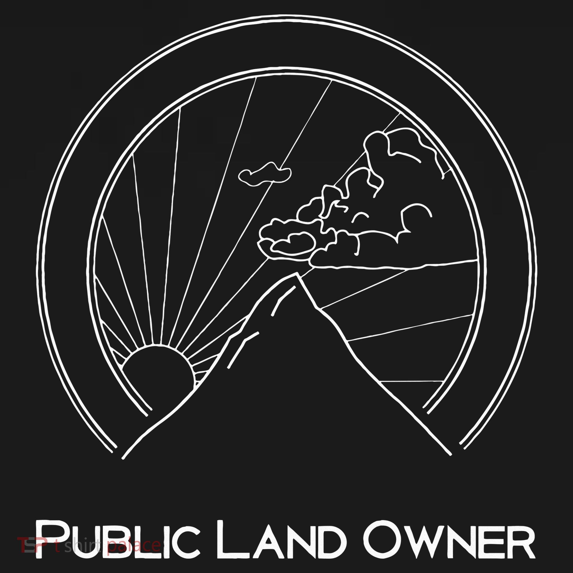 Public Land Owner Mountain Climber Hiking Gift Ornament