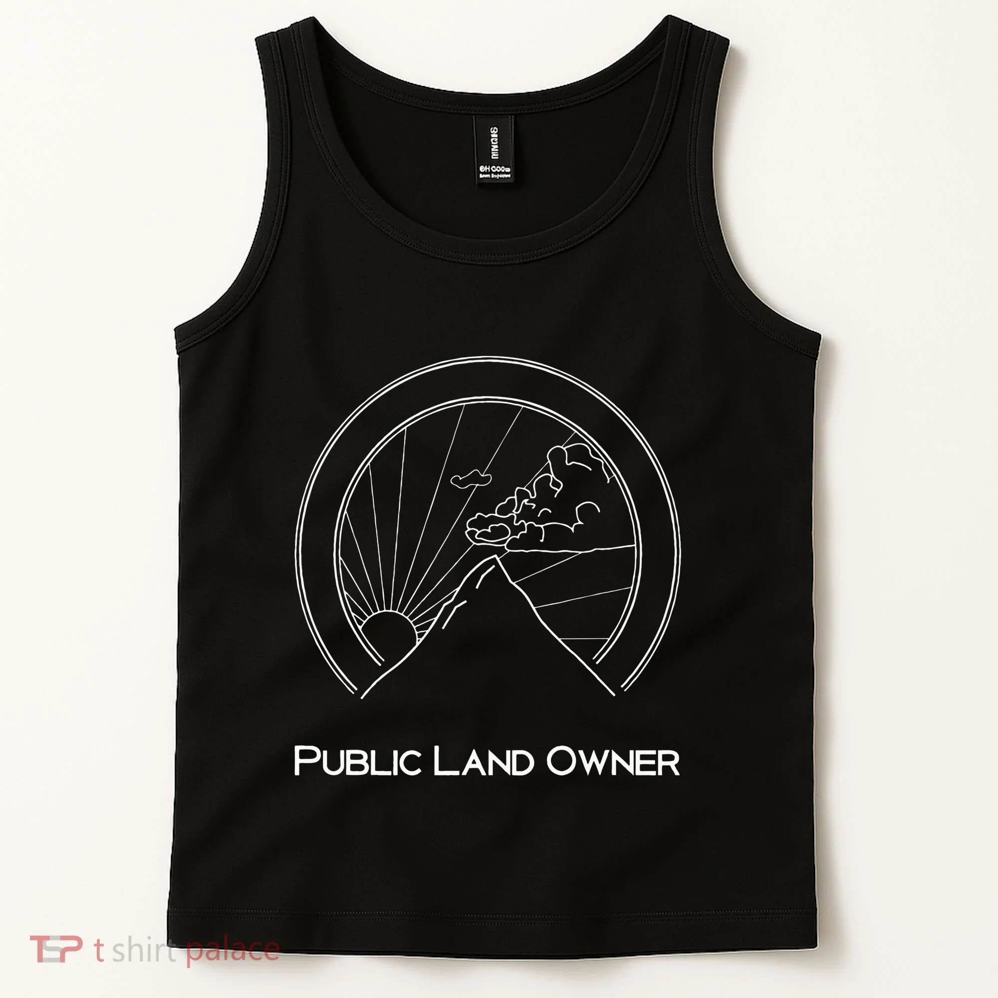 Public Land Owner Mountain Climber Hiking Gift Tank Top