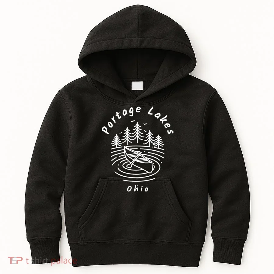 Portage Lakes Ohio Kids Hoodie
