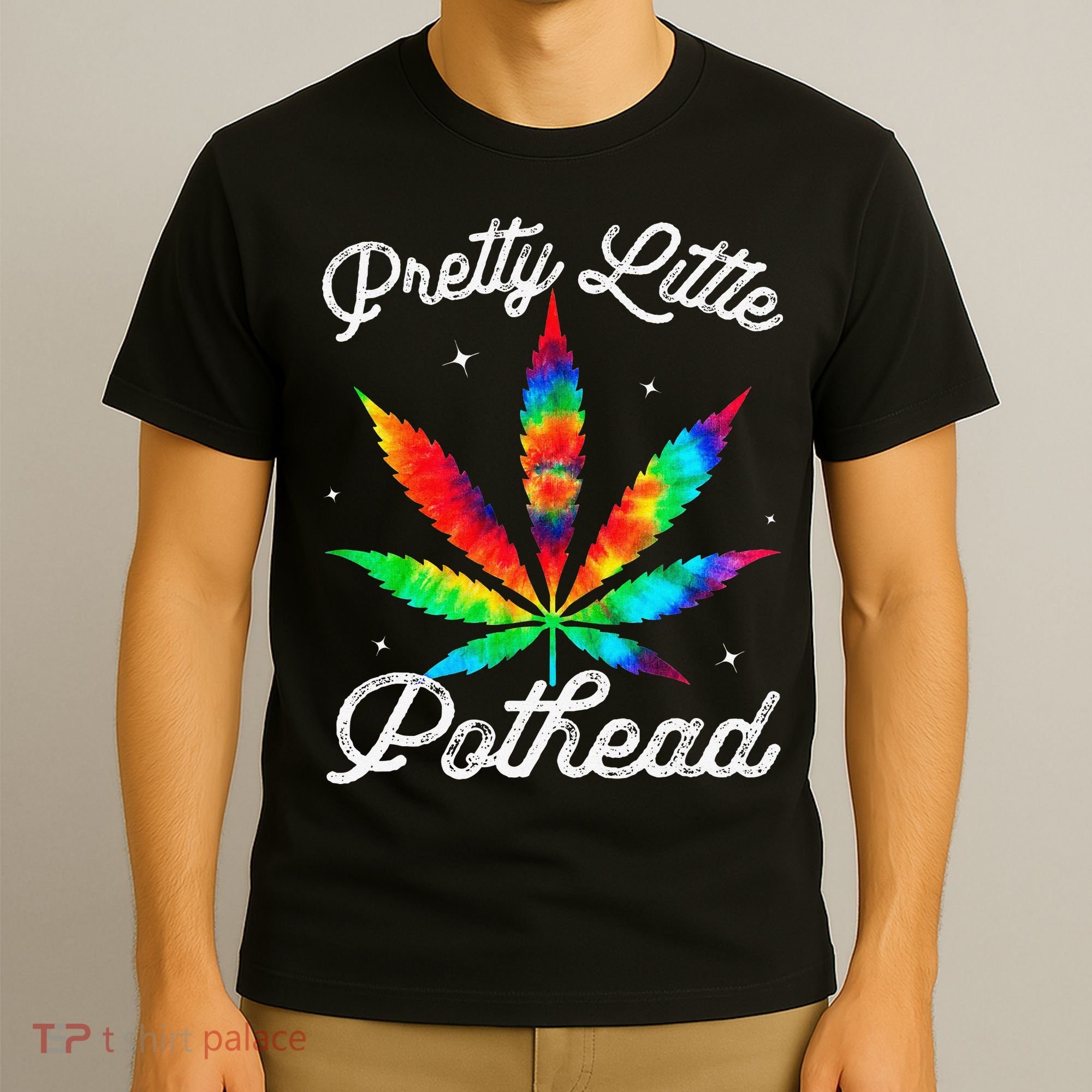 Pretty Little Pothead Weed Canabias 420 Marijuana Weed T-Shirt