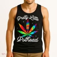 Pretty Little Pothead Weed Canabias 420 Marijuana Weed Tank Top thumb 3
