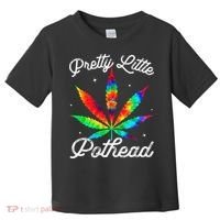 Pretty Little Pothead Weed Canabias 420 Marijuana Weed Toddler T-Shirt thumb 0