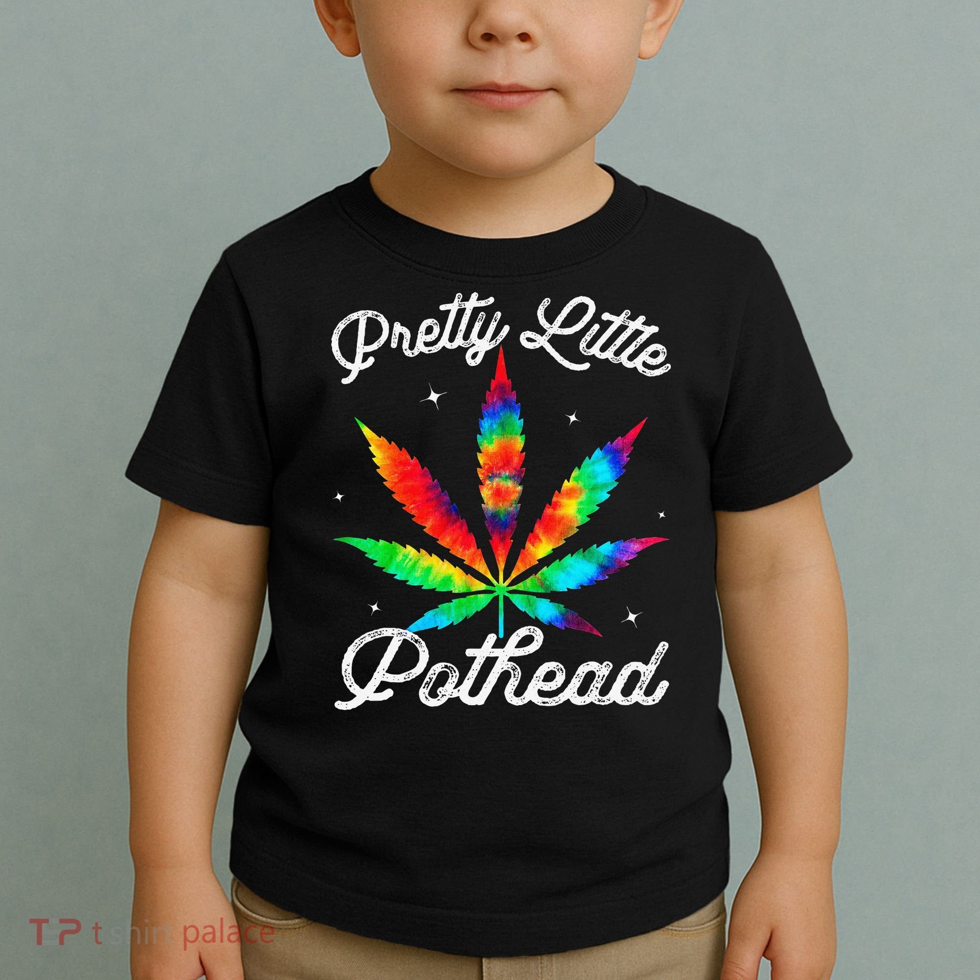 Pretty Little Pothead Weed Canabias 420 Marijuana Weed Toddler T-Shirt