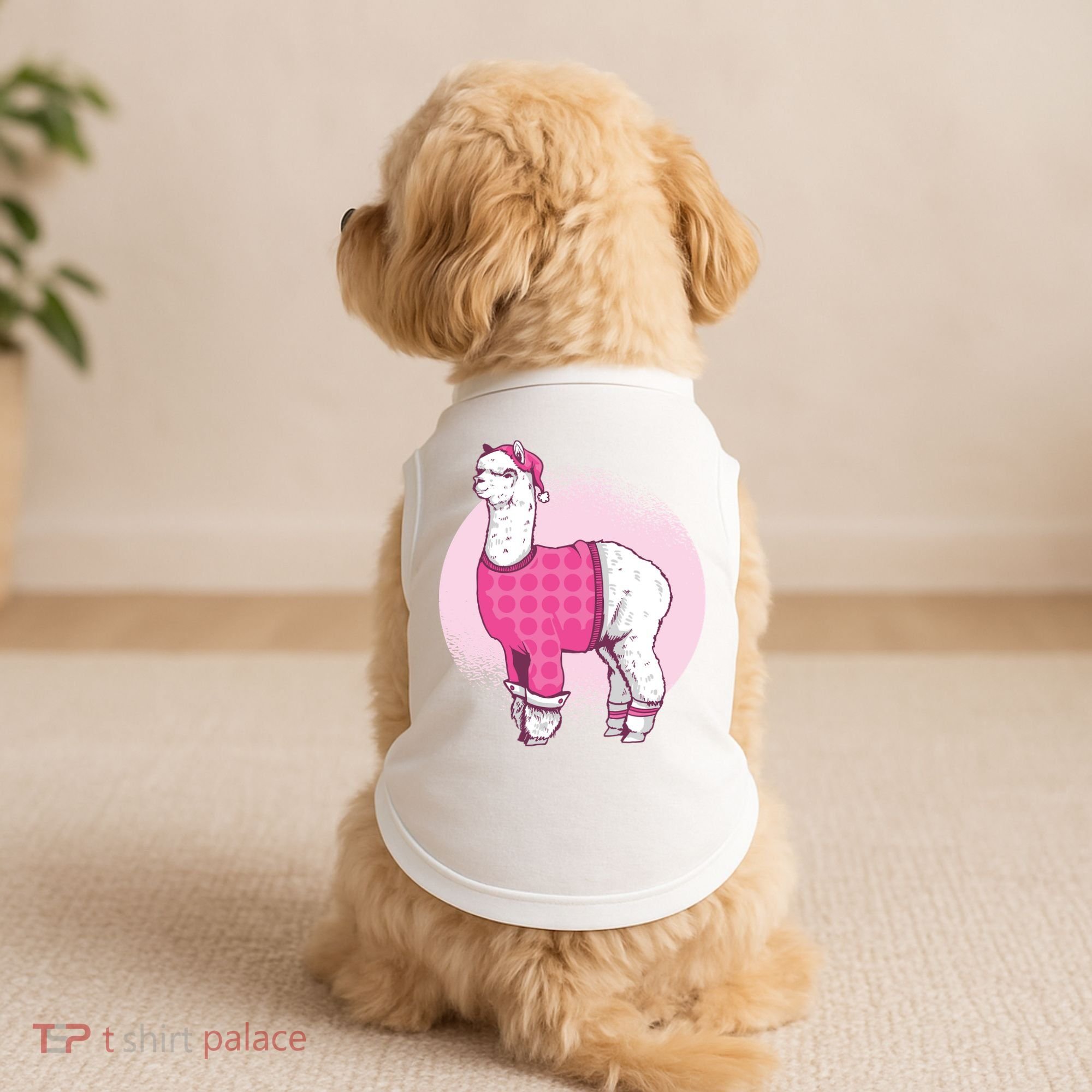 Pajama Llama Doggie Tank