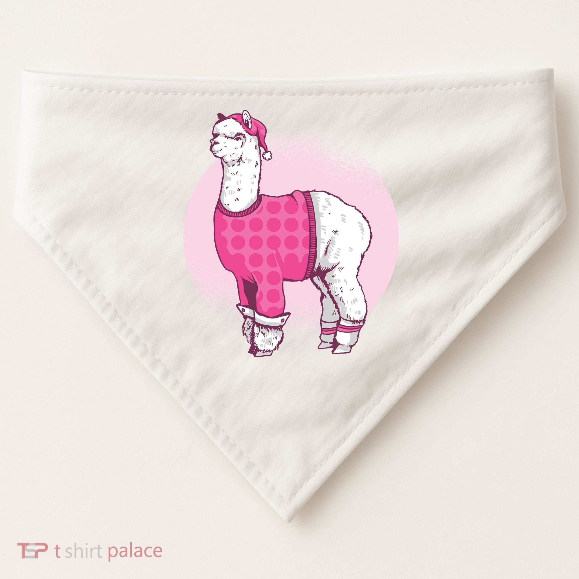 Pajama Llama USA-Made Doggie Bandana