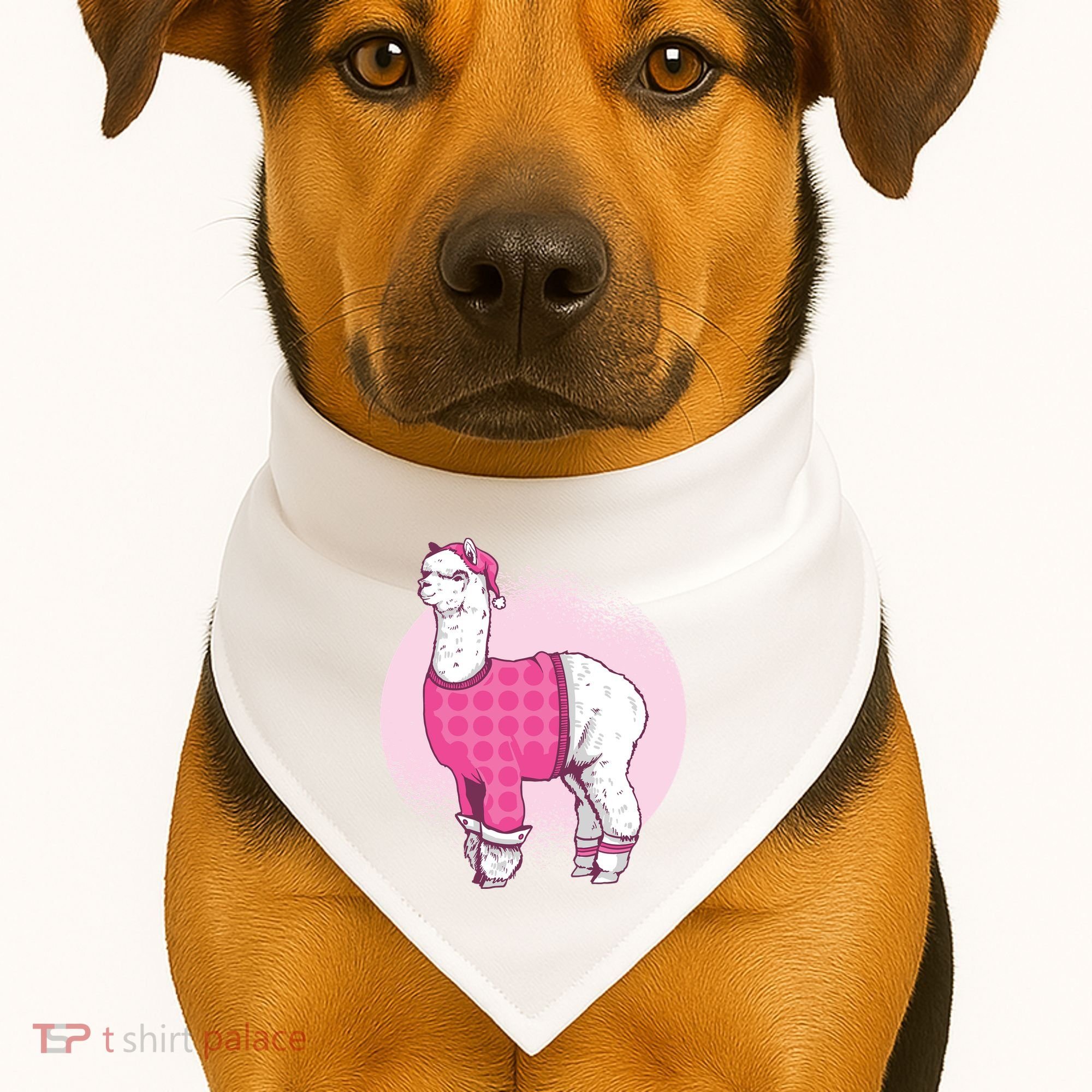 Pajama Llama USA-Made Doggie Bandana