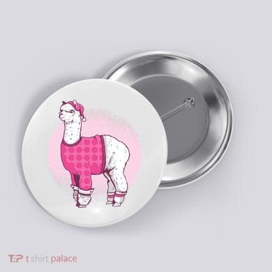 Pajama Llama Button