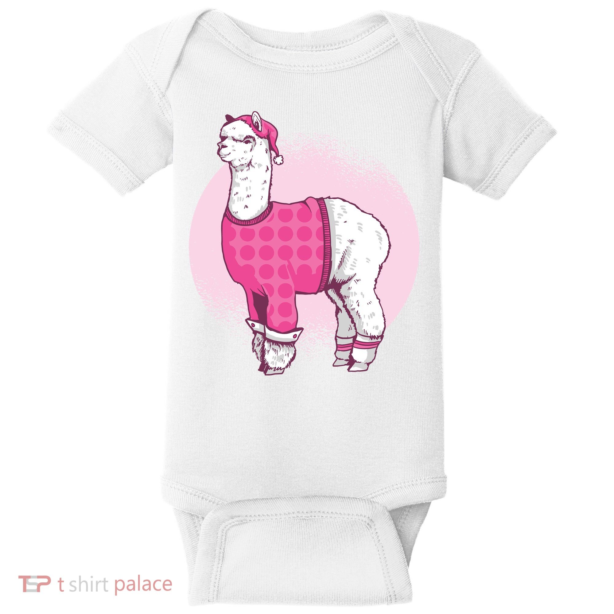 Pajama Llama Baby Bodysuit