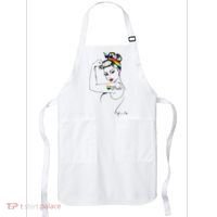 Pride LGBT Power Pin Up Art Modern Rosie The Riveter Apron thumb 0