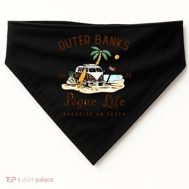 Pogue Life Paradise On Eart USA-Made Doggie Bandana