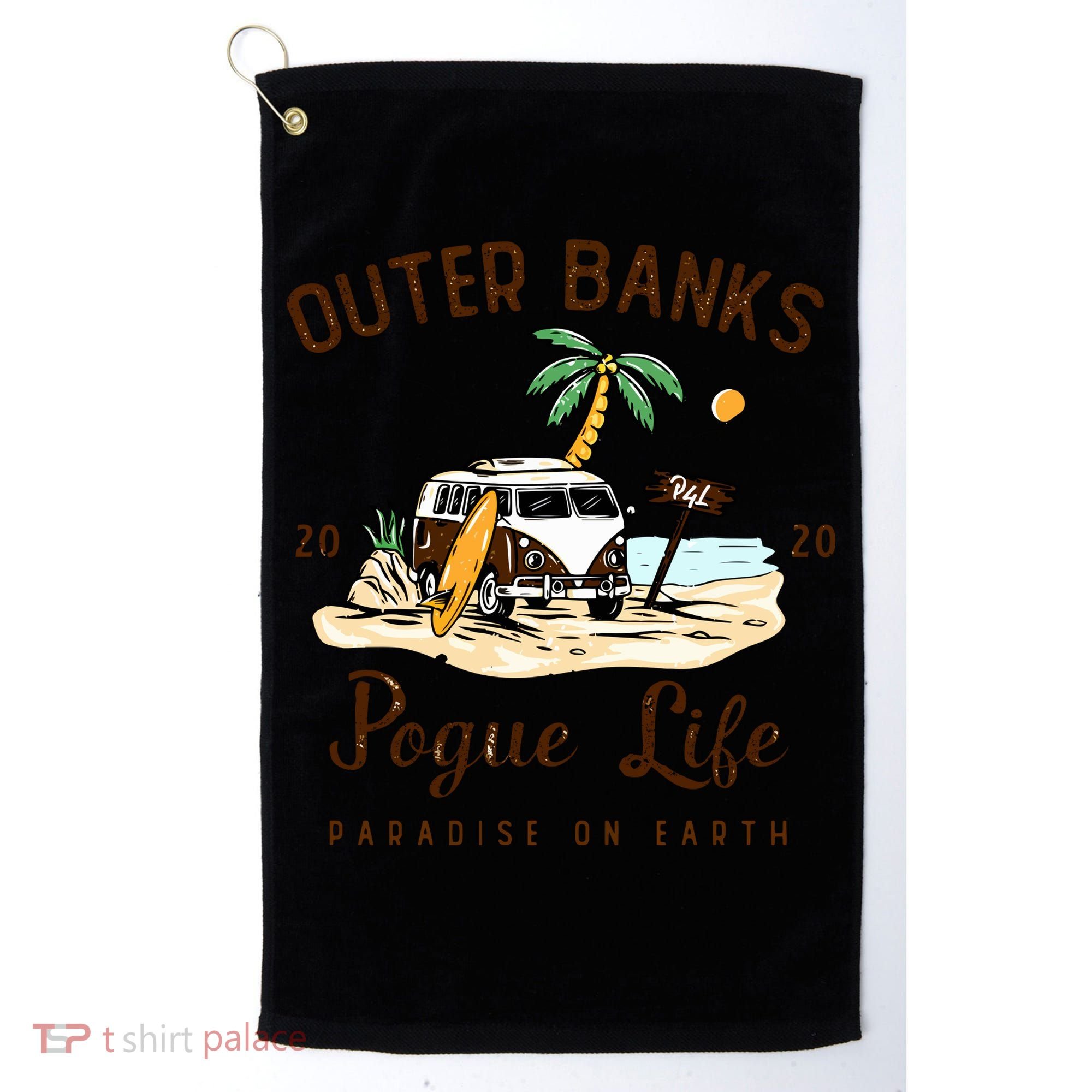 Pogue Life Paradise On Eart Golf Towel