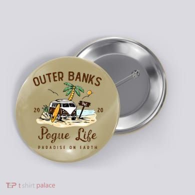 Pogue Life Paradise On Eart Button