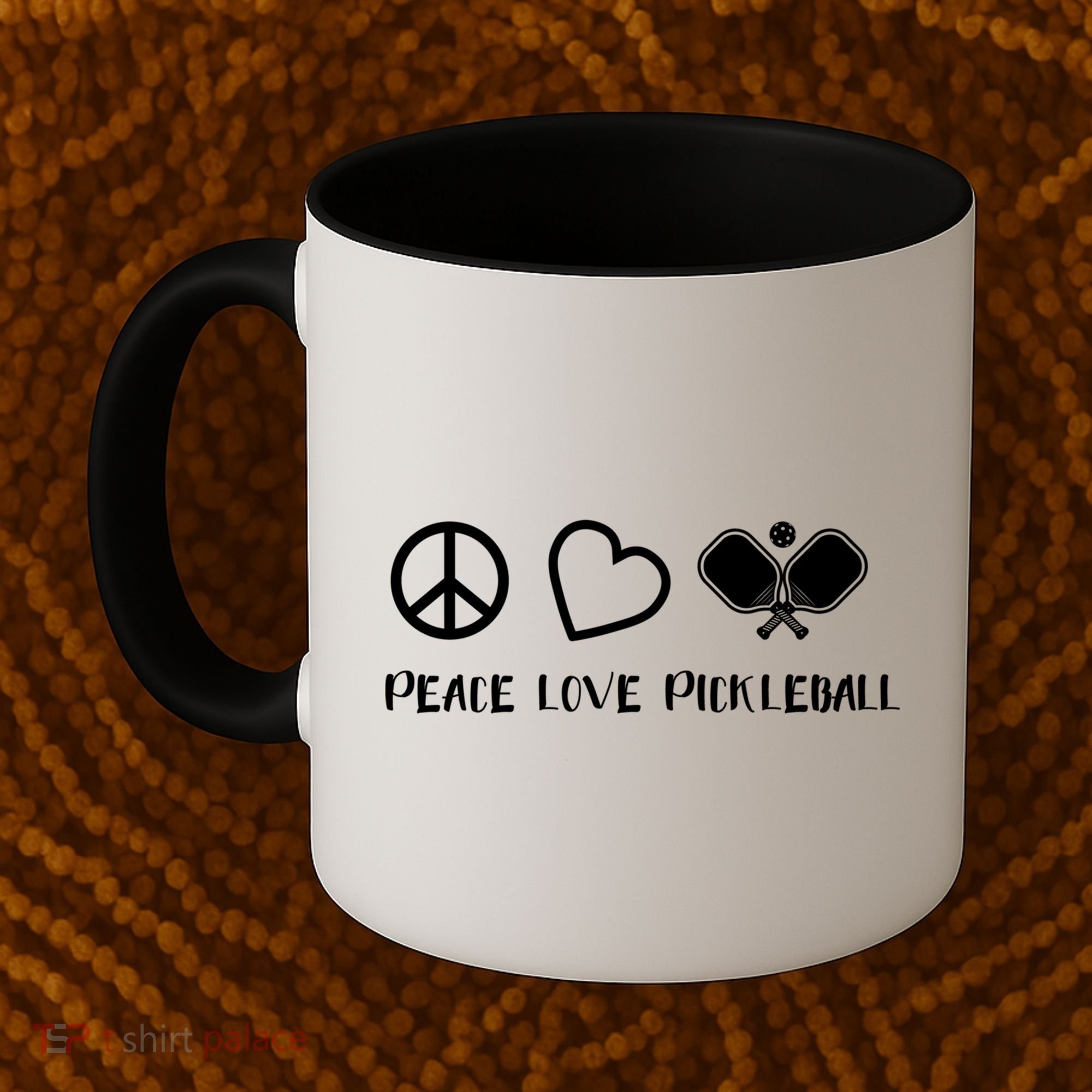 Peace Love Pickleball Funny Pickleball Player Gift Cool Gift Coffee Mug