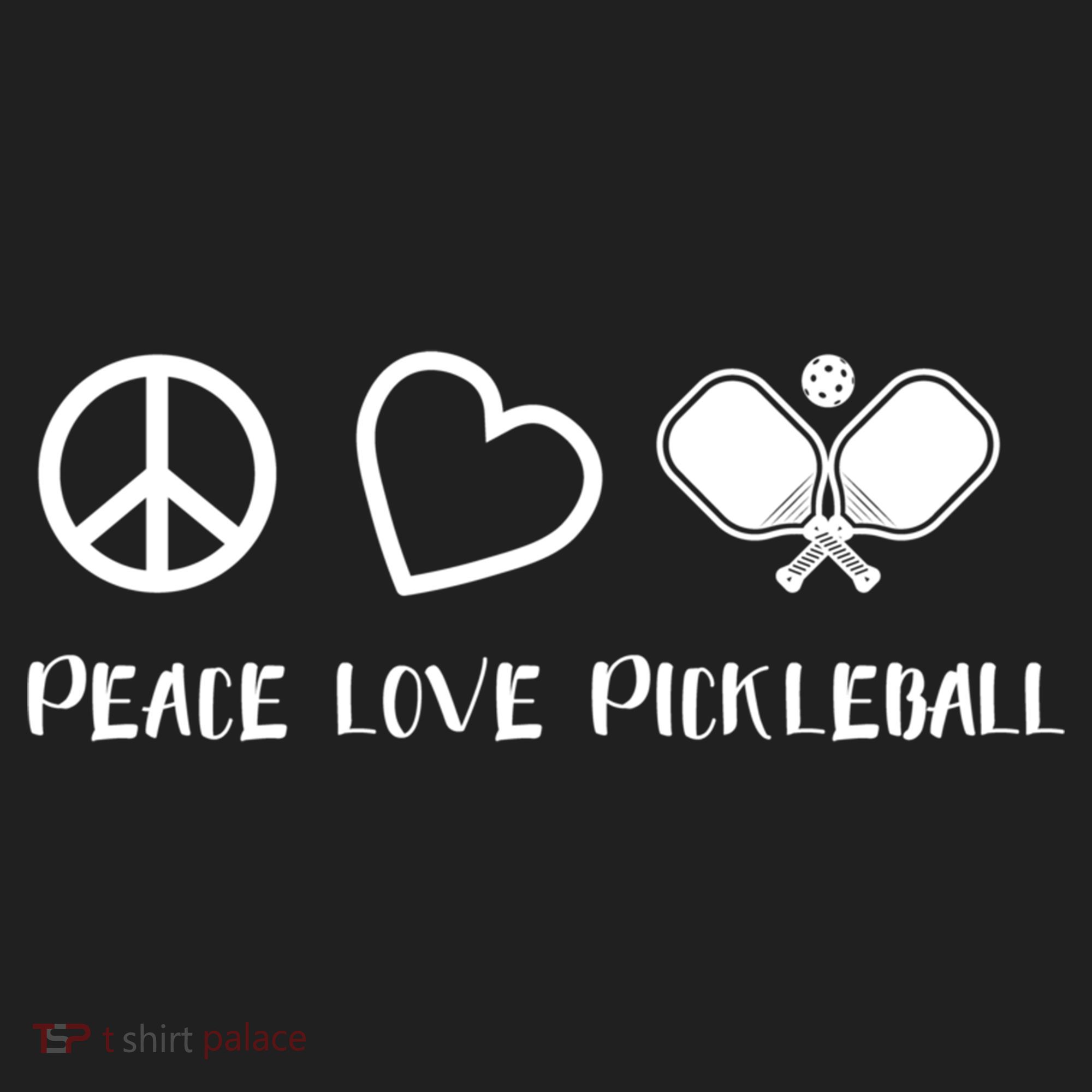 Peace Love Pickleball Funny Pickleball Player Gift Cool Gift Beanie