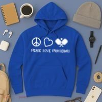 Peace Love Pickleball Funny Pickleball Player Gift Cool Gift Hoodie thumb 3