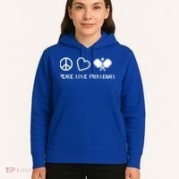 Peace Love Pickleball Funny Pickleball Player Gift Cool Gift Hoodie thumb 5