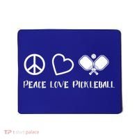 Peace Love Pickleball Funny Pickleball Player Gift Cool Gift Mousepad thumb 0