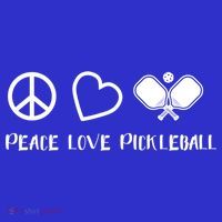 Peace Love Pickleball Funny Pickleball Player Gift Cool Gift Kids Sweatshirt thumb 2
