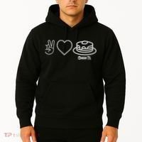 Peace Love Pancakes Cousin Hoodie thumb 2
