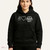 Peace Love Pancakes Cousin Hoodie thumb 5