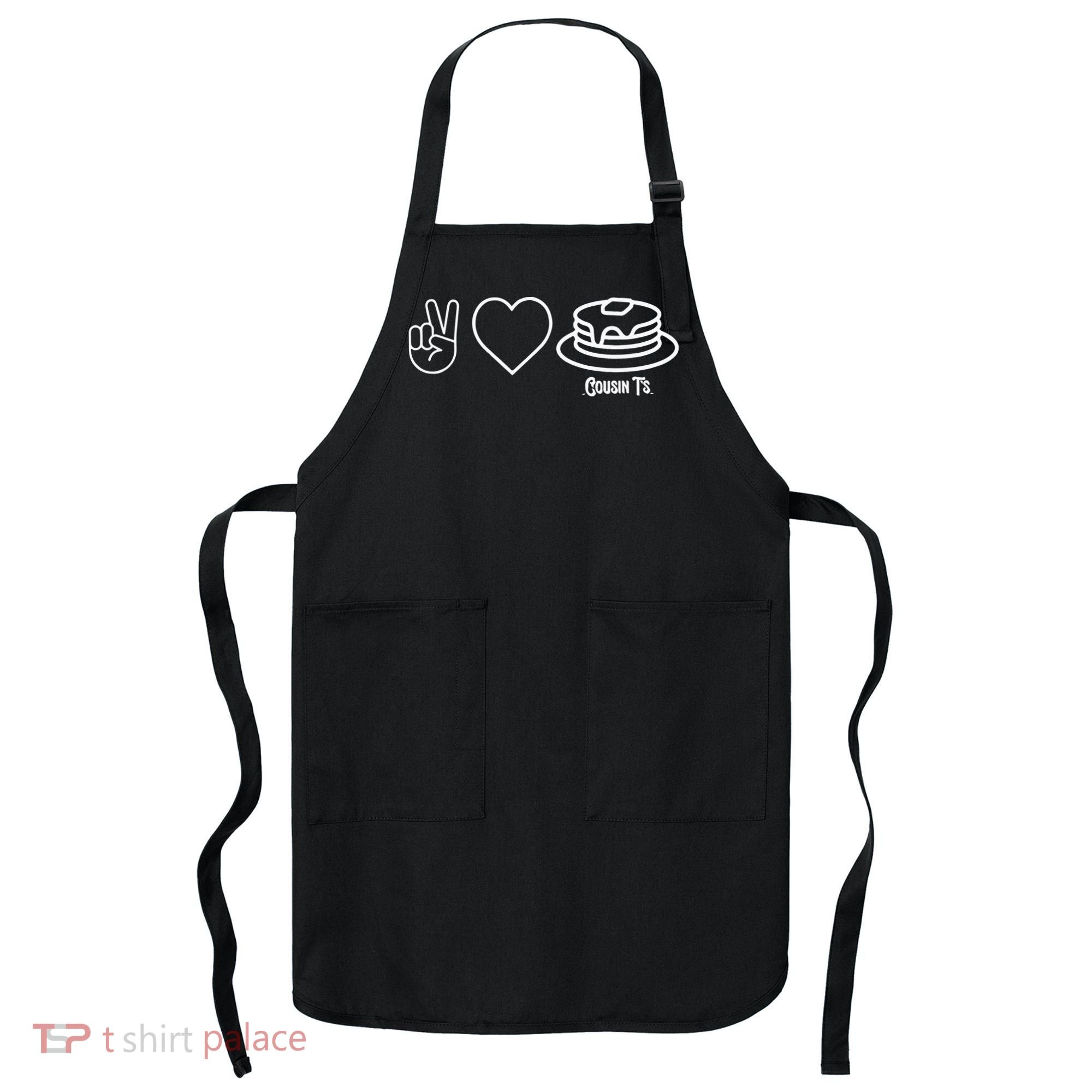 Peace Love Pancakes Cousin Apron