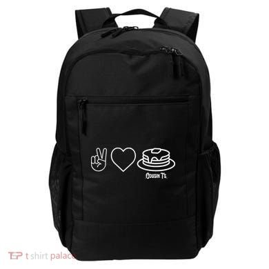 Peace Love Pancakes Cousin Backpack