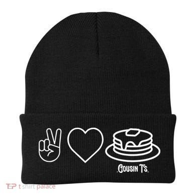 Peace Love Pancakes Cousin Beanie