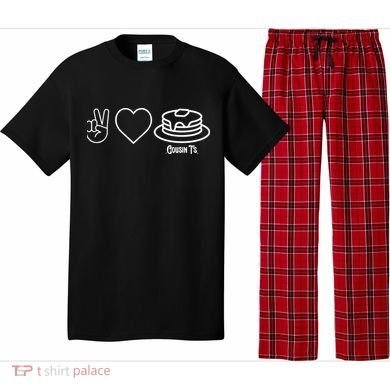 Peace Love Pancakes Cousin Pajama Set