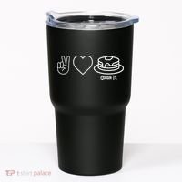 Peace Love Pancakes Cousin Tumbler thumb 0