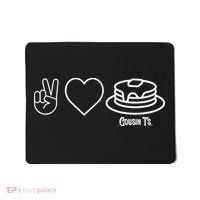 Peace Love Pancakes Cousin Mousepad thumb 0